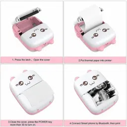 IMMUTABLE Pocket Printer Wireless Bluetooth Printer waq17 Single - TextUsed For: Title, Compare image 2