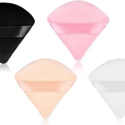 Triangle Powder Puff For Women Makeup Sponge puff Face Dry Wet Pack Of 4-image-77