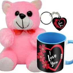 Mug, Soft Toy, Keychain Gift Set-27