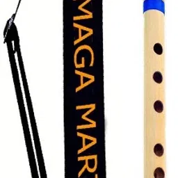 PVC Fiber | C Natural Bansuri | Middle Octave (21 Inches) | Right Handed | With Carry Bag Bamboo Flute-2