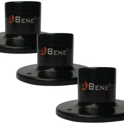 Base Stand Round MS Black 11 cm, Pack of 3 Pc Gate Light Outdoor Lamp-image-23