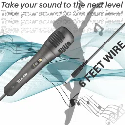 tp troops Microphone,Fifine Dynamic Vocal Microphone for Speaker Microphone image 3
