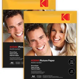 190 GSM A4 40 Sheets High Glossy Cast Coated Water Resistant photo paper unruled A4 (210x297mm) 190 gsm Photo Paper-27