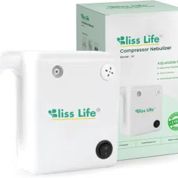BLISS LIFE N1 LOW NOISE COMPRESSOR NEBULIZER MACHINE WITH CHILD AND ADULT KIT Nebulizer-17