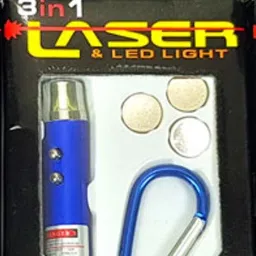 deepak badkur 3in1 Laser Light Laser Torch Key Chain(650 nm, Multi Color)-0