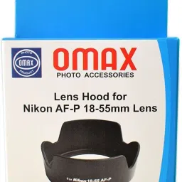 OMAX Lens Hood for d3500/d3300/d3400 /d5300/d5600 af-p 18-55mm vr Lens (Bayonet Type Lens Hood)Lens Hood-image-75