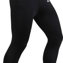 Solid Men Black Tights-image-47