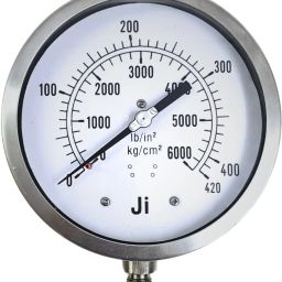 Industrial Pressure Gauge, 6" Dial, 0 to 420 Kg/Cm2, Bottom Entry, SS Body Dial Indicator-image-2