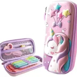 Quality 3D Unicorn Pencil Case/Box for girls and Students Unicorn Art EVA Pencil Box-picture-18
