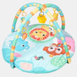 Activity Playmate Gym and Fitness Rack with Hanging Rattles Toys for Child Round-98