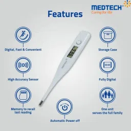 Medtech Thermometer with Oxygard OG-03 Pulse Oximeter image 3