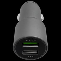 Croma 30 Watts 2 USB Ports Car Charging Adapter (Overcharging Protection, Metal Grey)-19