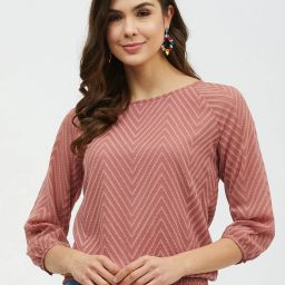 Casual Regular Sleeves Solid Women Pink Top-image-22