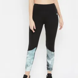 Geometric Print Women White, Black Tights-image-61