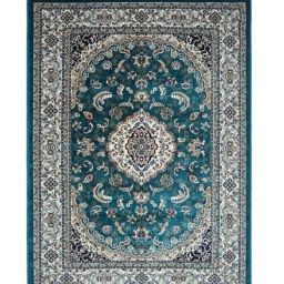 Green, Black, White Polyester Carpet-image-43