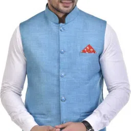 Men Solid Single Breasted Festive & Wedding Blazer-image-62