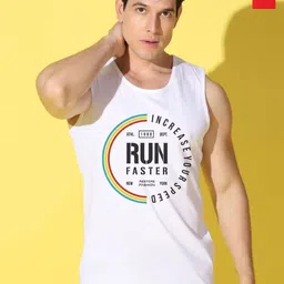 WOOSTRO Pack Of 2 Printed Gym Vests VWS26(RUN WHITE)(HARD RED)-image-29