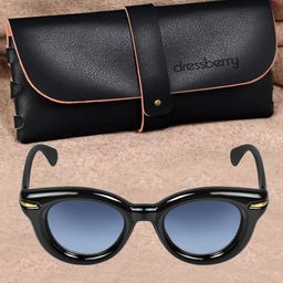 DressBerry Women Round Sunglasses With UV Protected Lens DBSG-87017-08-11