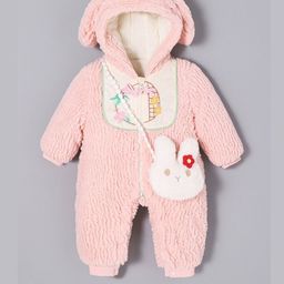 Hopscotch Girls Embroidered Hooded Bodysuit-picture-7