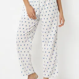 Ethnicity Women Floral Printed Smart Straight Fit Trousers-image-10