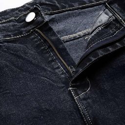 BAESD Women Slim Fit Mid-Rise Light Fade Stretchable Cargo Jeans-picture-10