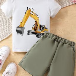 YK Boys Printed T-shirt With Shorts-picture-0