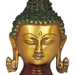 Exotic India Gold-Toned Buddha Idol Showpiece-picture-28
