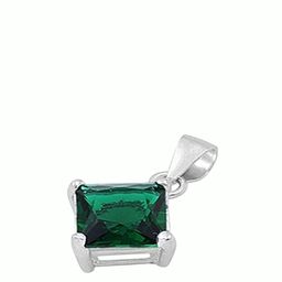 GenZcomplex Silver-Plated Square Pendants-8