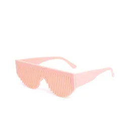 AUGEN Unisex Pink Browline Sunglasses-10