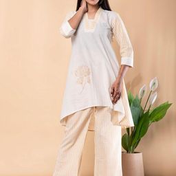 Readiprint Printed V Neck Tunic With Palazzo Co-Ords-image-78