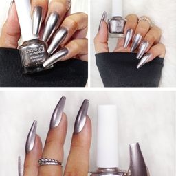 indie nails Indie Nail Set Of 4 Long Lasting Glossy Nail Polish With Mini Filer & Potli - 5 ml Each image 5