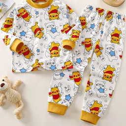 Bold N Elegant Unisex Kids Printed T-shirt with Pyjamas-23
