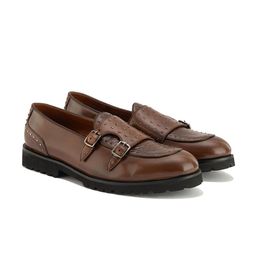 The Alternate Men Textured Monks With Buckles-image-34