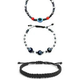 Dynamic Retail Global Set of 3 Men Cuff Bracelet-image-81