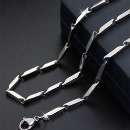 Adoxy Unisex Stainless Steel Silver-Plated Chain-15