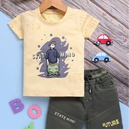 Toonyport Boys Printed T-shirt with Shorts-image-87
