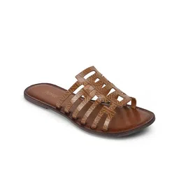 PEPPER Women Open Toe Flats with Laser Cuts-picture-10