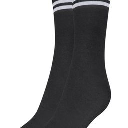 MUKHAKSH Unisex Black Socks-image-100