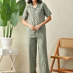 ao services Women Printed Night suit-image-83