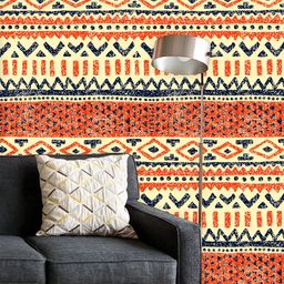 ArtzFolio Printed UV-Resistant Anti-Bacterial Abstract Grunge Ethnic Peel & Stick Wallpaper-image-7