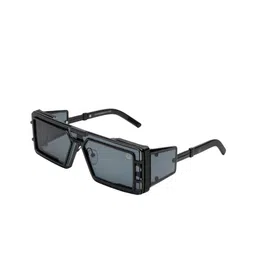 HASHTAG EYEWEAR Unisex UV-protected Full Rim Rectangle Sunglass SEWA-JY98275-GLD.BLK-image-46