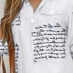 Outzidr Alphanumeric Printed A-Line Maxi Dress image 2