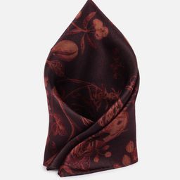 Peter England Floral Printed Microfiber Pocket Squares-image-40
