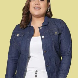 Tripursundari Fashion Lightweight Crop Denim Trucker Jacket-picture-35