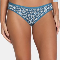 Zivame Pack Of 2 Printed Low-Rise Hipster Briefs ZI28D9-PlainAir InkB-picture-41