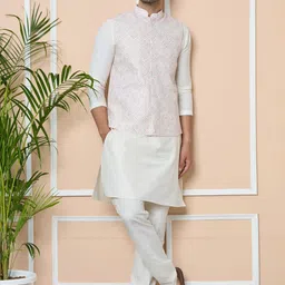 See Designs Men Regular Chanderi Silk Kurta with Pyjamas-picture-18