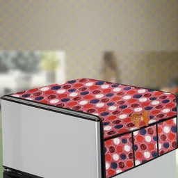 The Furnishing Tree Pink Plastic Refrigerator Cover-image-60