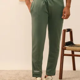 PRIMAL GRAY Men Easy Wash Regular Trousers-image-65