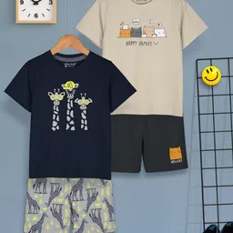 HELLCAT Boys Printed T-shirt with Shorts-image-62