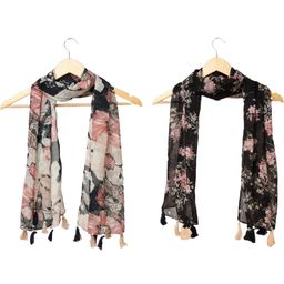 StoleVilla Floral Chiffon Stoles-image-87
